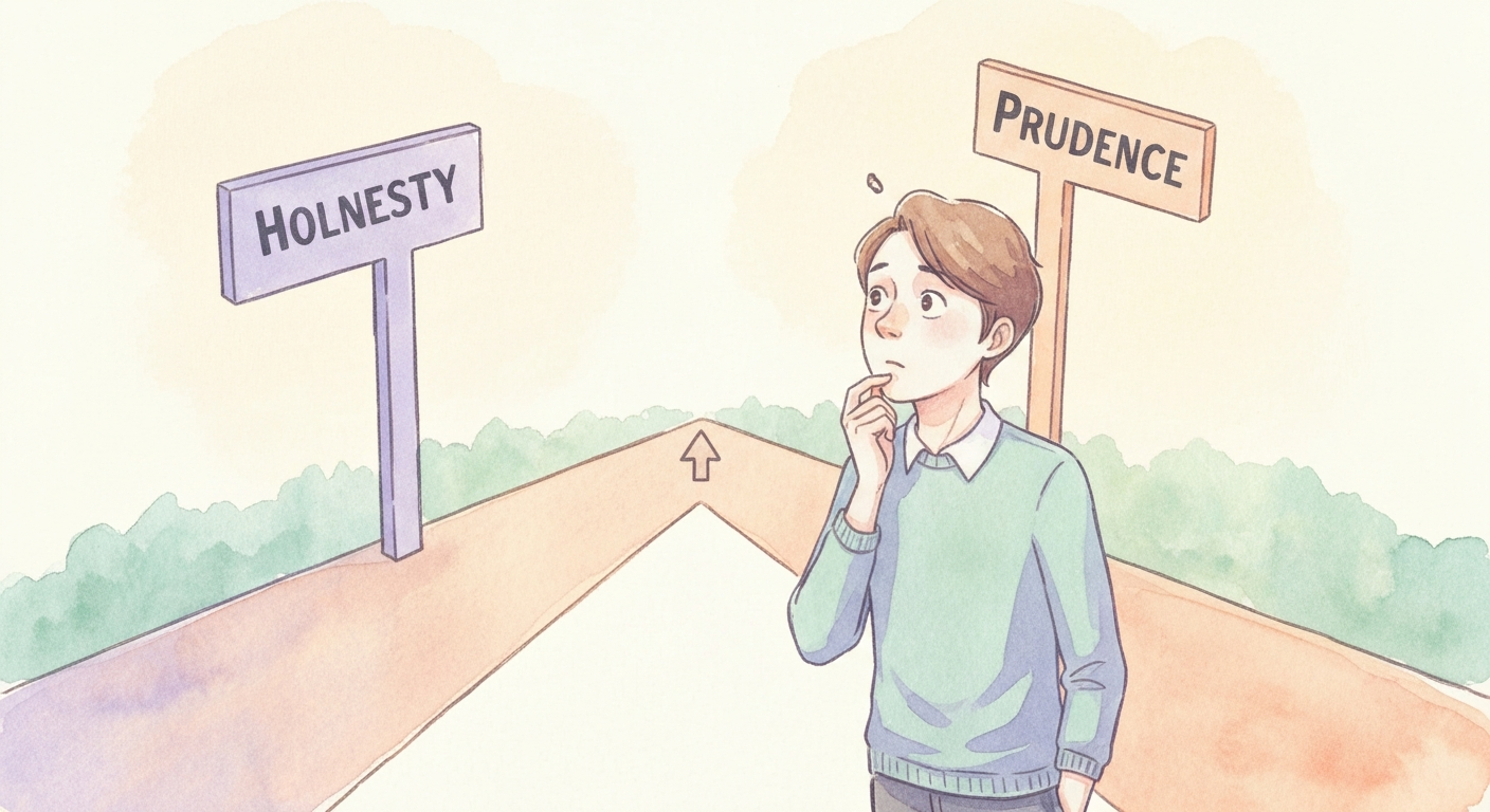 사회생활, 솔직함과 신중함 사이 균형 잡기: 어디까지 나를 보여줄까요?