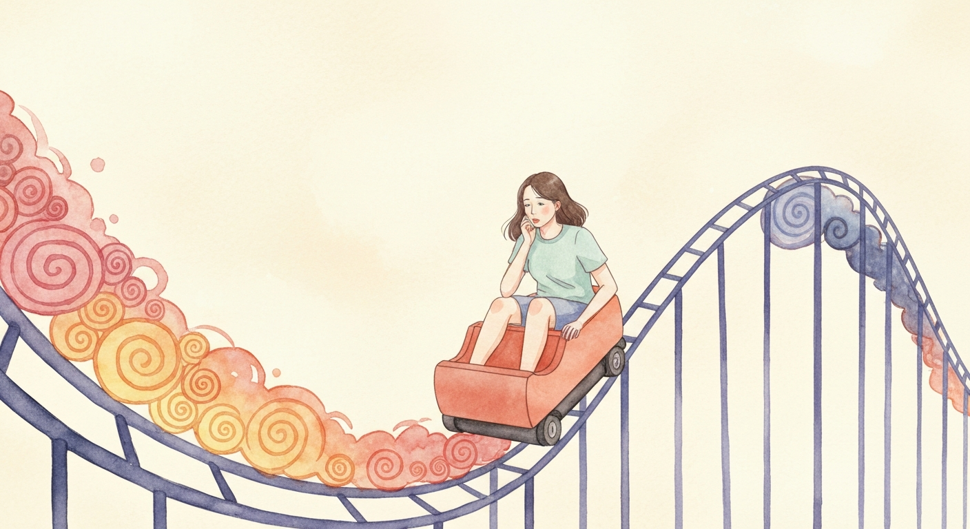 기분이 롤러코스터처럼 오르락내리락할 때, 어떻게 마음을 다스려야 할까요?