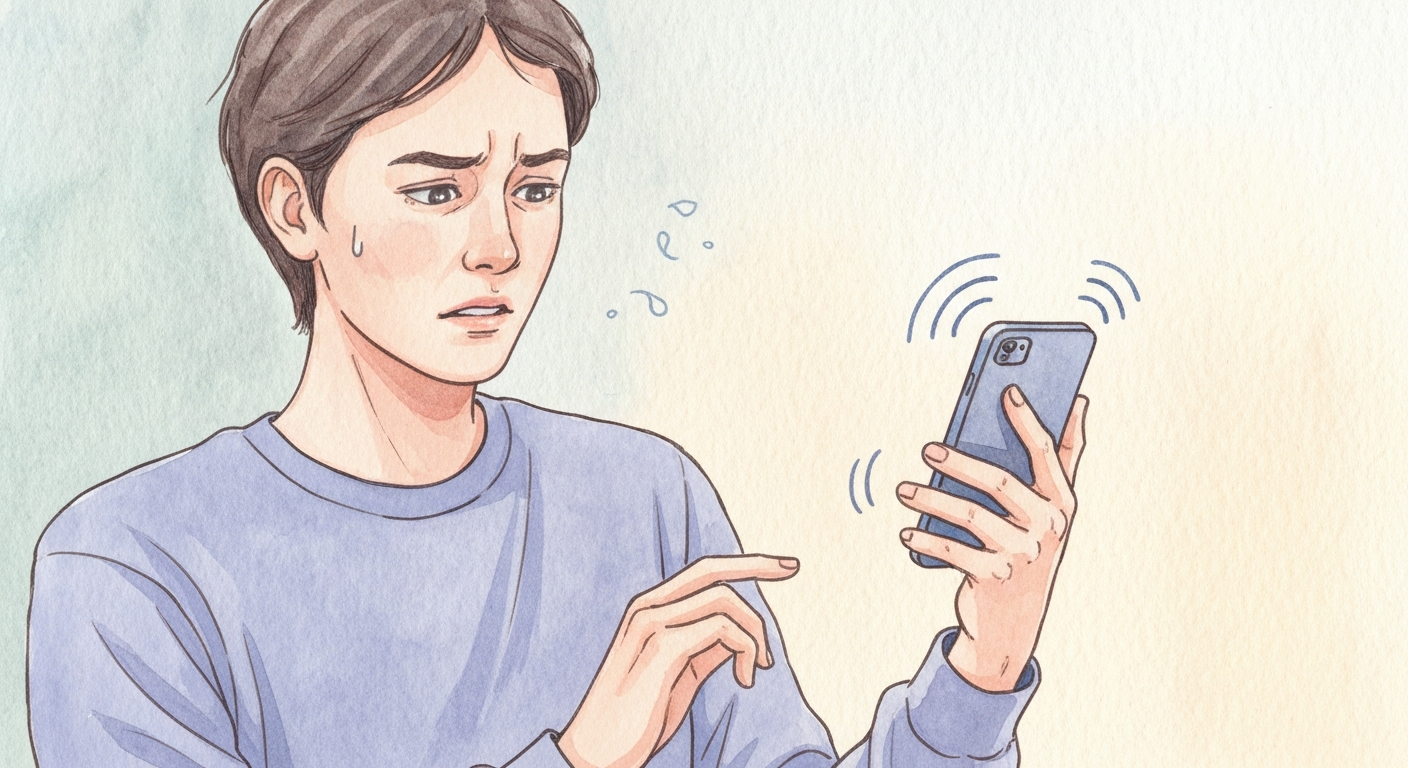 전화 통화가 문자보다 훨씬 긴장되고 힘들 때, 어떻게 해야 할까요?